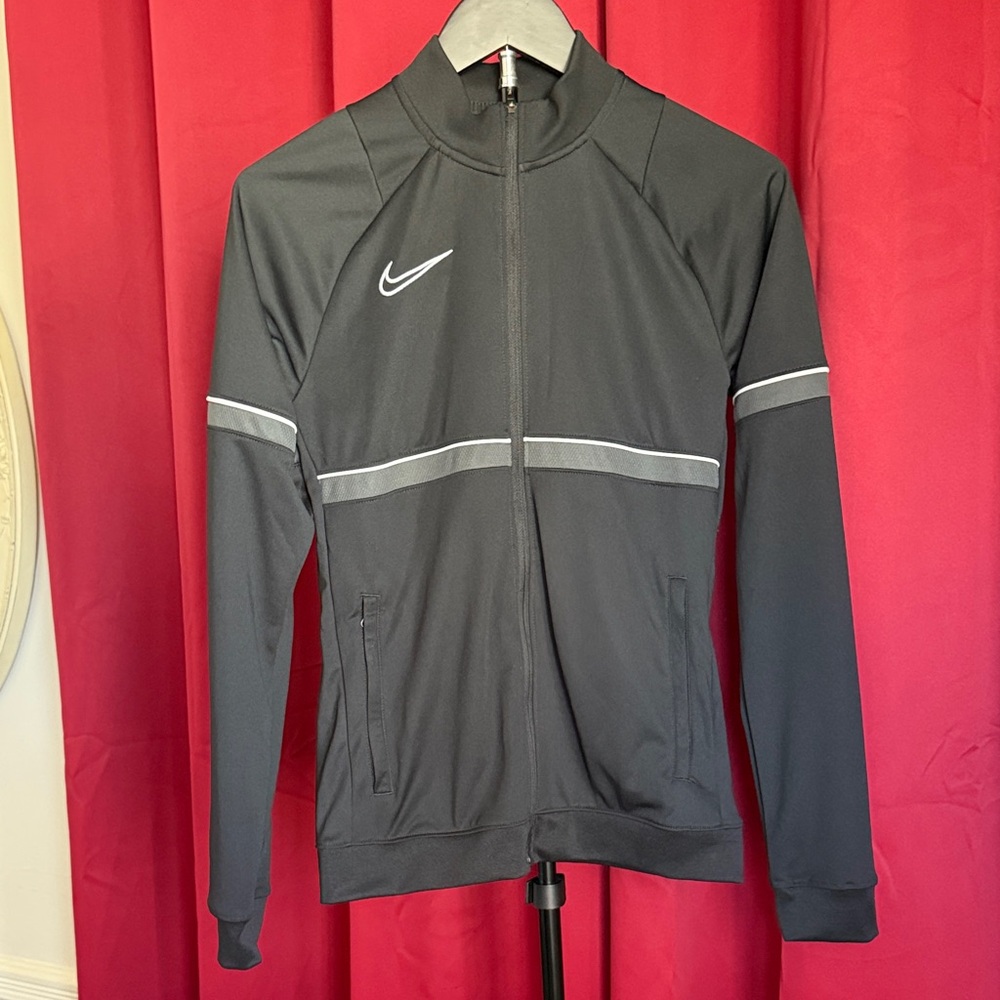 Nike dri-fit Track Jacket with Gray Reflective Stripe